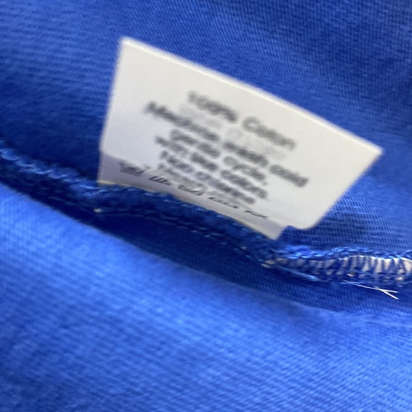 J. Crew XL Royal blue A-line top with bell sleeves - Picture 3 of 5